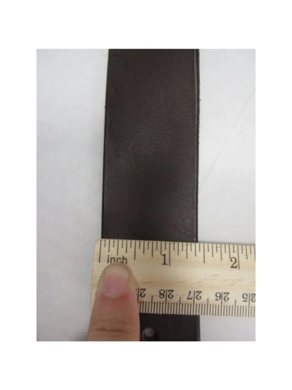 VGT J Crew Belt 40 Leather Silver Tone Buckle Classic Made In England